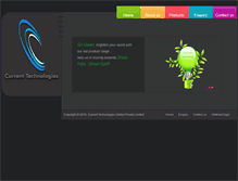 Tablet Screenshot of currenttechnologiesindia.com